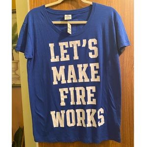 🌺 Brand New VS PINK Blue Top 🌺